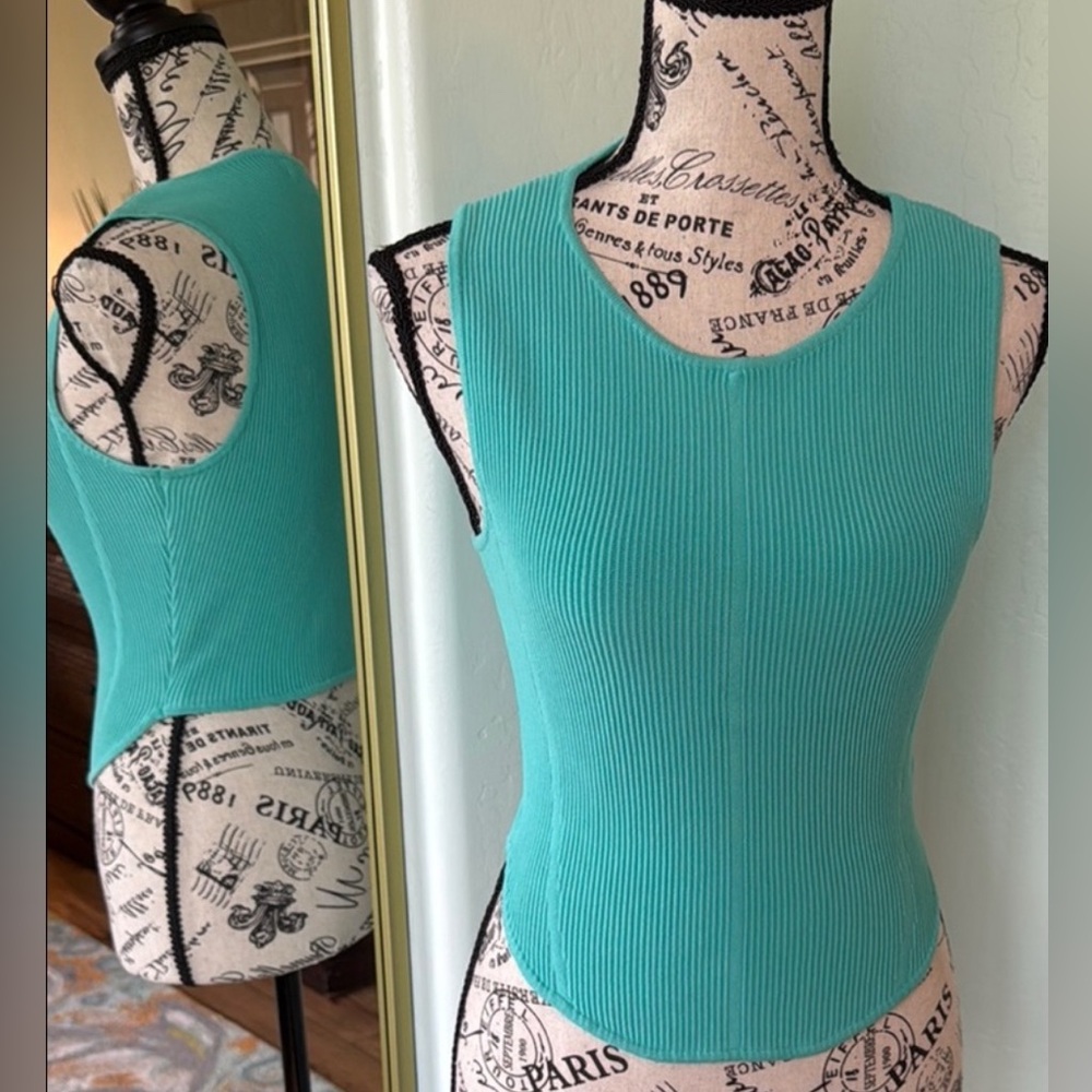 Sweet Rain Teal Tank Top